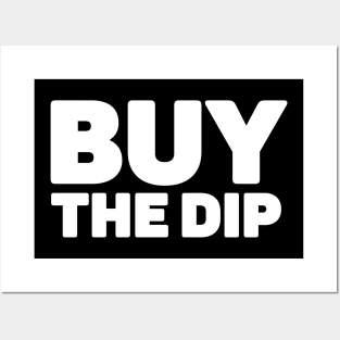 Smart Investors Buy the Dip: Crypto Wisdom Posters and Art